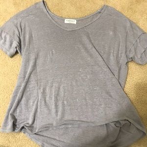 Grey/purple t shirt